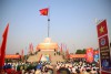 Lễ Thượng cờ "Thống nhất non sông" diễn ra tại di tích quốc gia đặc biệt Đôi bờ Hiền Lương - Bến Hải
