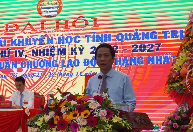 Phó Chủ tịch UBND tỉnh Hoàng Nam phát biểu tại Đại hội