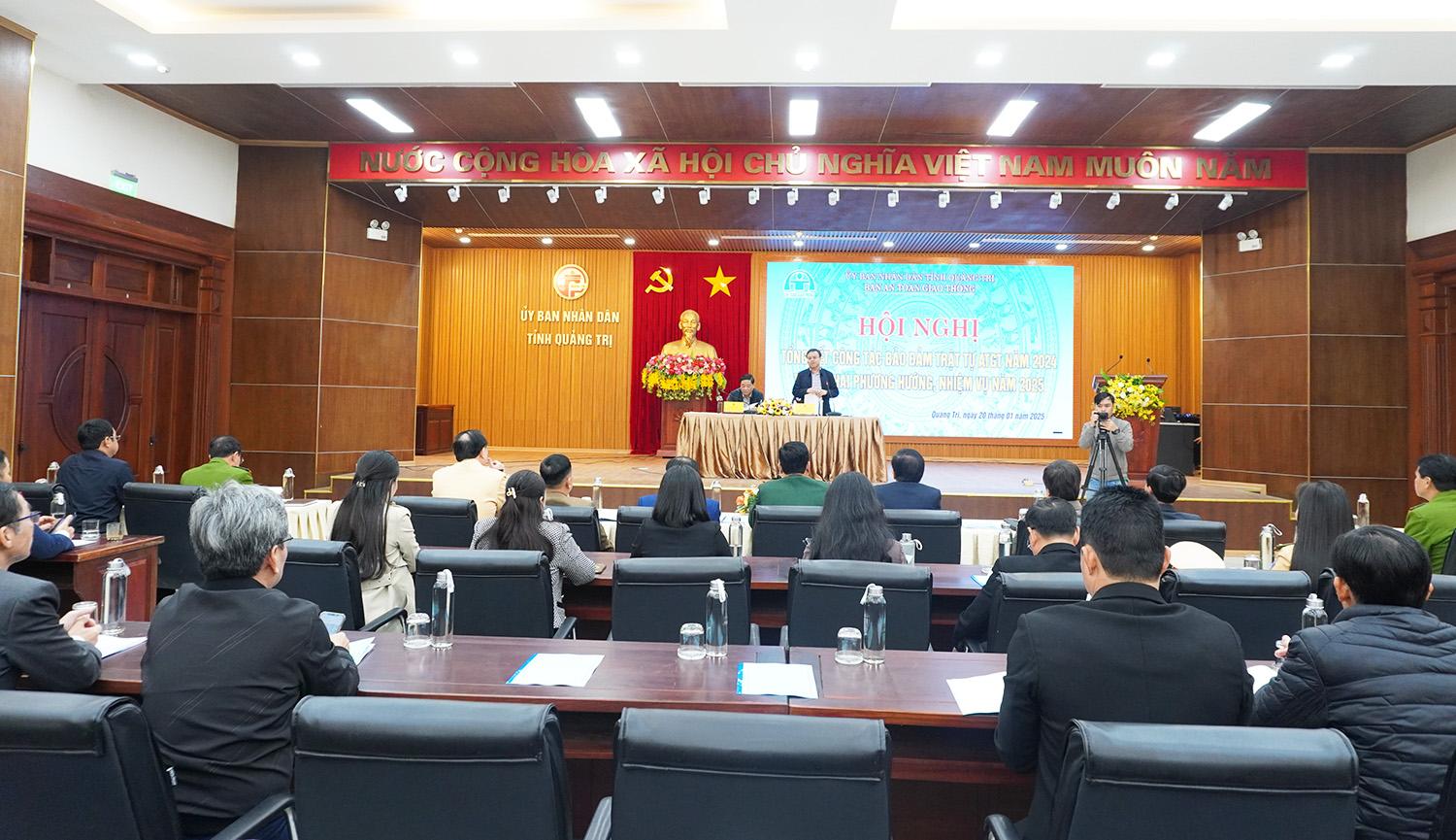 Hội nghị tổng kết công tác bảo đảm trật tự an toàn giao thông năm 2024